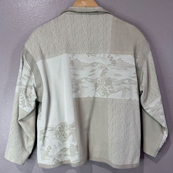 Max & Mabel Asian inspired vintage jacket with knot buttons. Size 1 - Picture 4 of 6